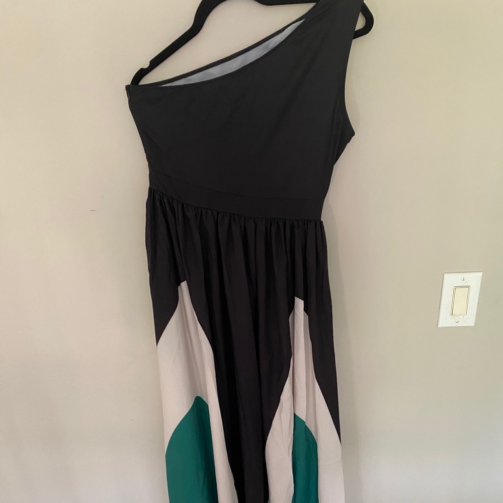 New one shoulder maxi dress